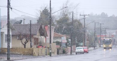 Primeiro registro de neve em São Joaquim